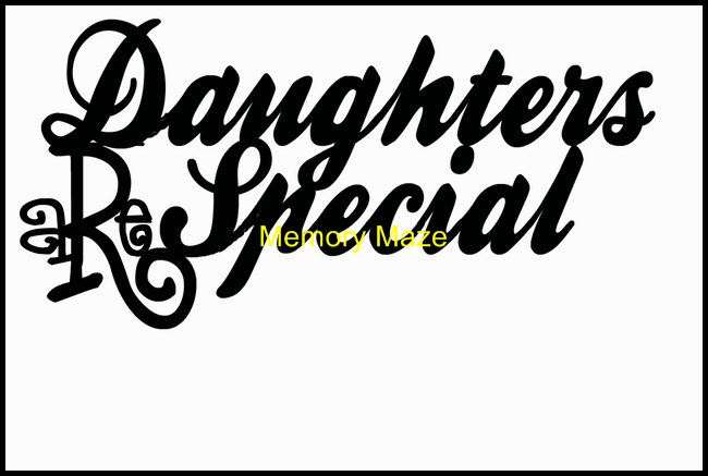 Daughters R Special 133 x 70 Min Buy 3  also available in Bulk p